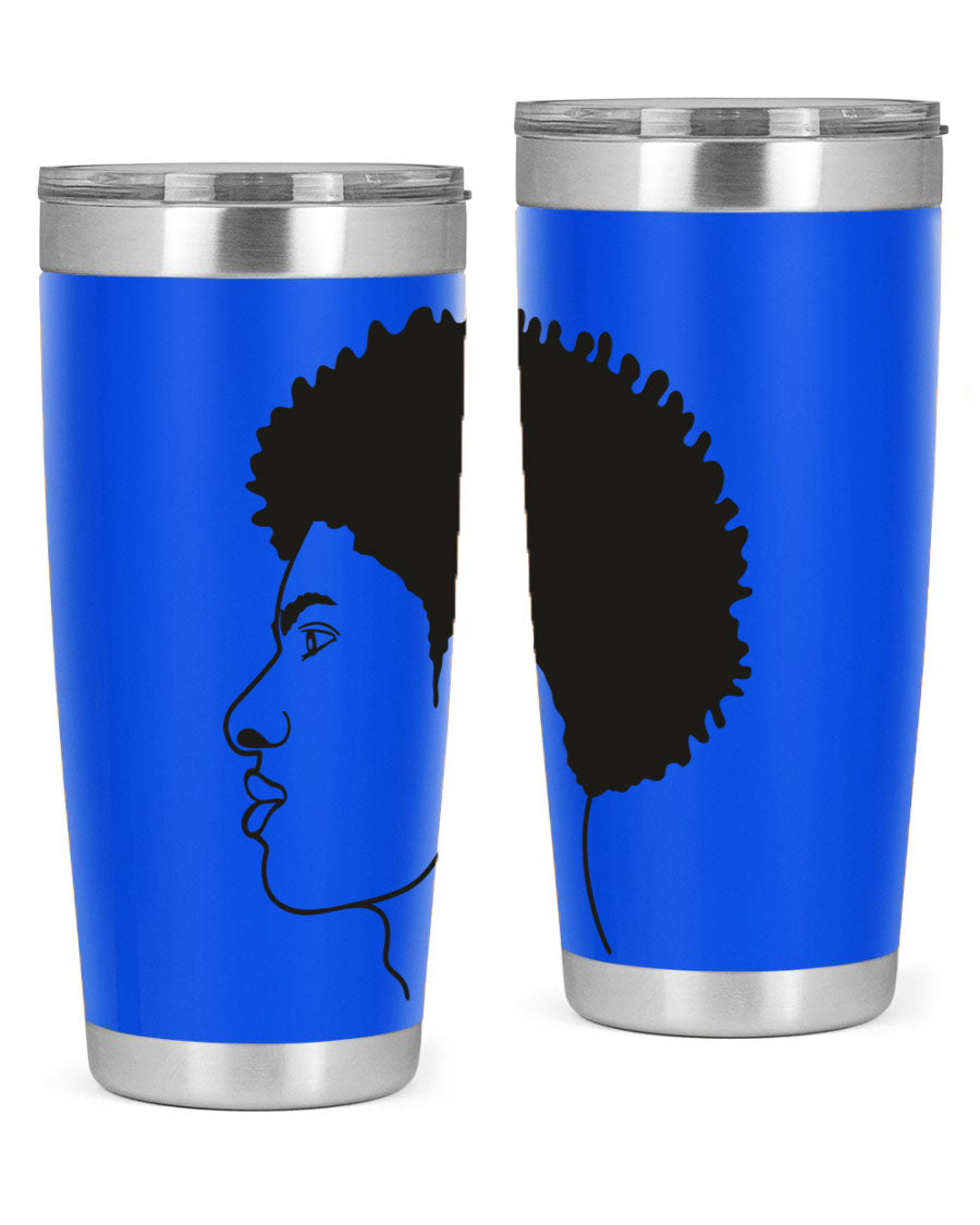 Beardman 58# black tumbler showcasing its sleek design and double wall vacuum insulation.