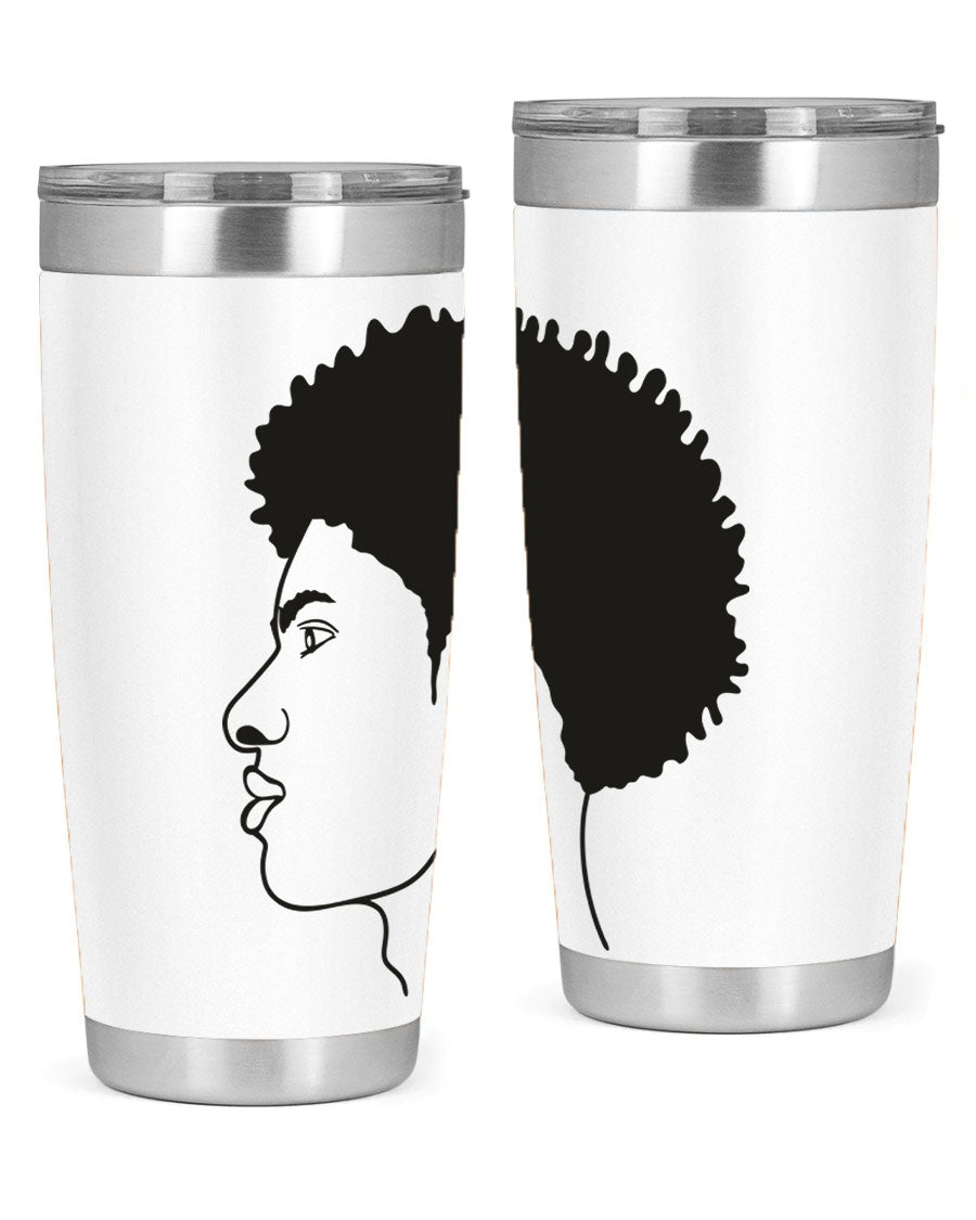 Beardman 58# black tumbler showcasing its sleek design and double wall vacuum insulation.