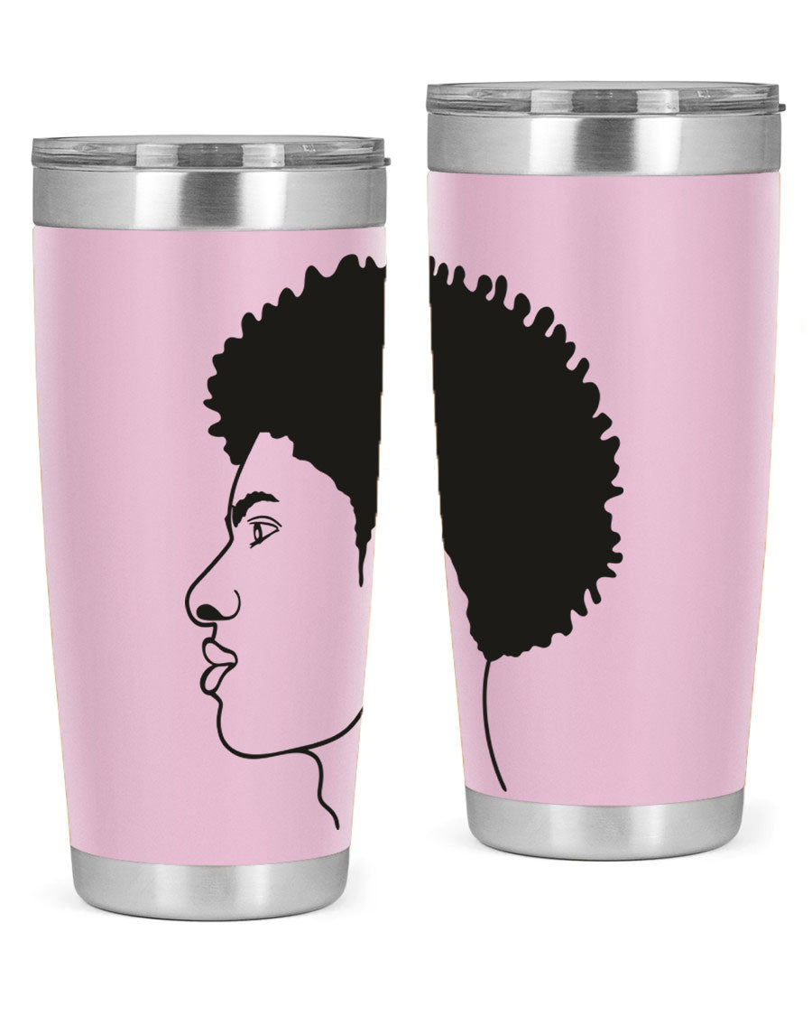 Beardman 58# black tumbler showcasing its sleek design and double wall vacuum insulation.