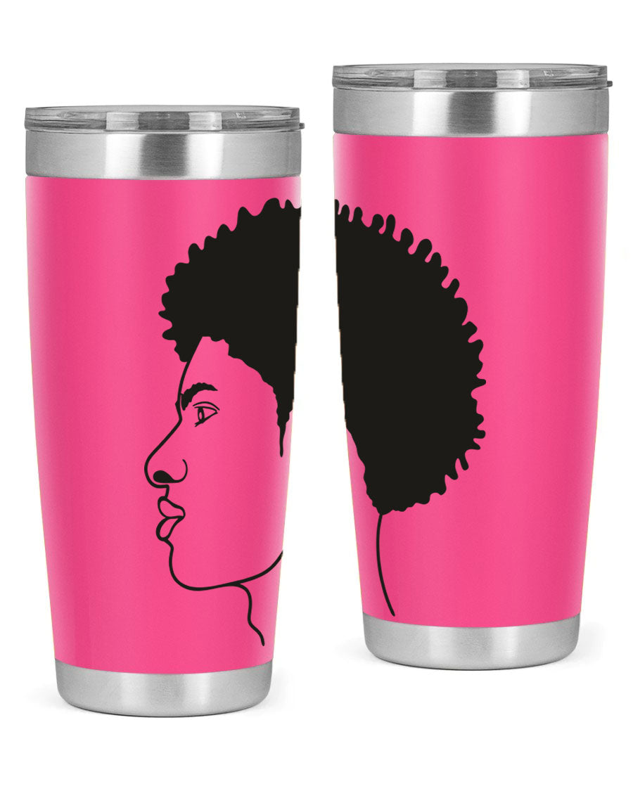 Beardman 58# black tumbler showcasing its sleek design and double wall vacuum insulation.