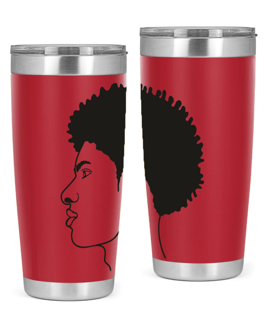 Beardman 58# black tumbler showcasing its sleek design and double wall vacuum insulation.