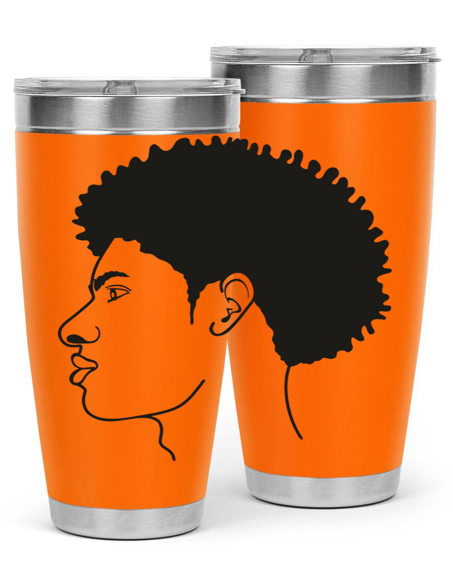 Beardman 58# black tumbler showcasing its sleek design and double wall vacuum insulation.