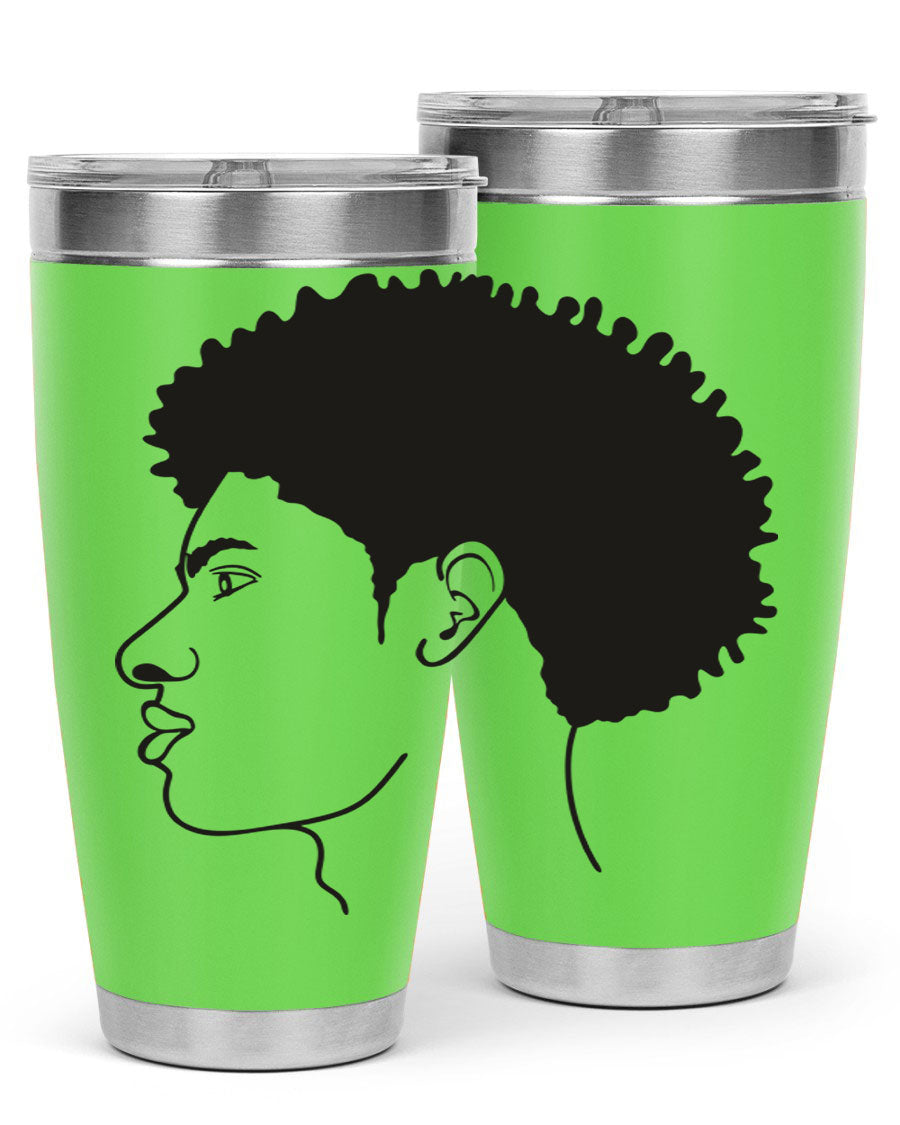 Beardman 58# black tumbler showcasing its sleek design and double wall vacuum insulation.