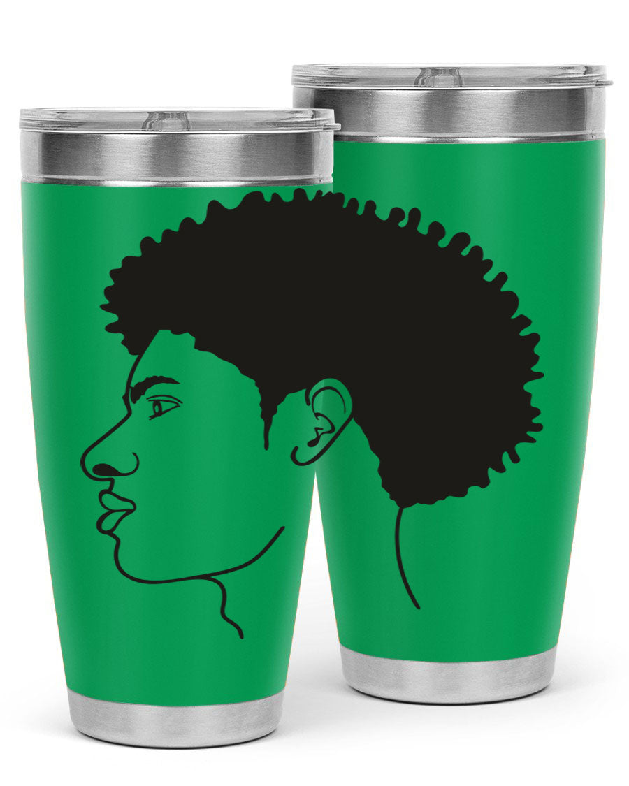 Beardman 58# black tumbler showcasing its sleek design and double wall vacuum insulation.