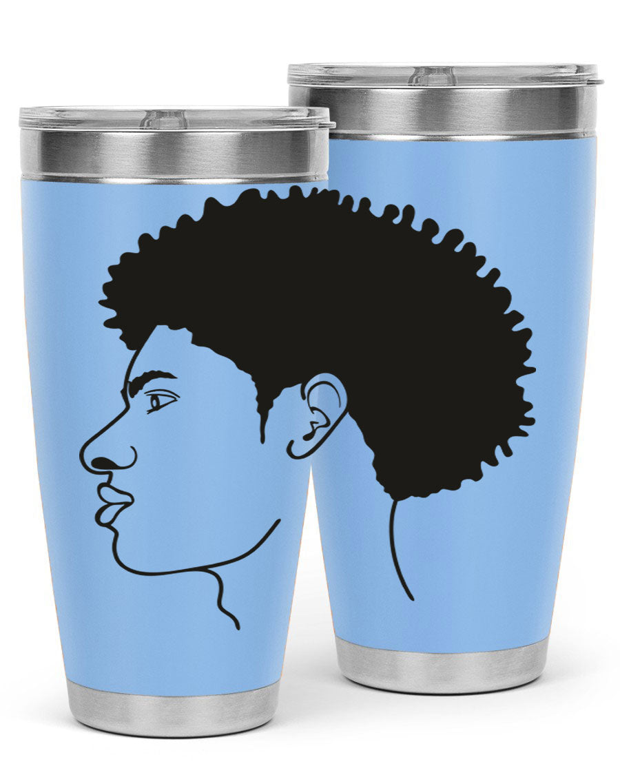 Beardman 58# black tumbler showcasing its sleek design and double wall vacuum insulation.