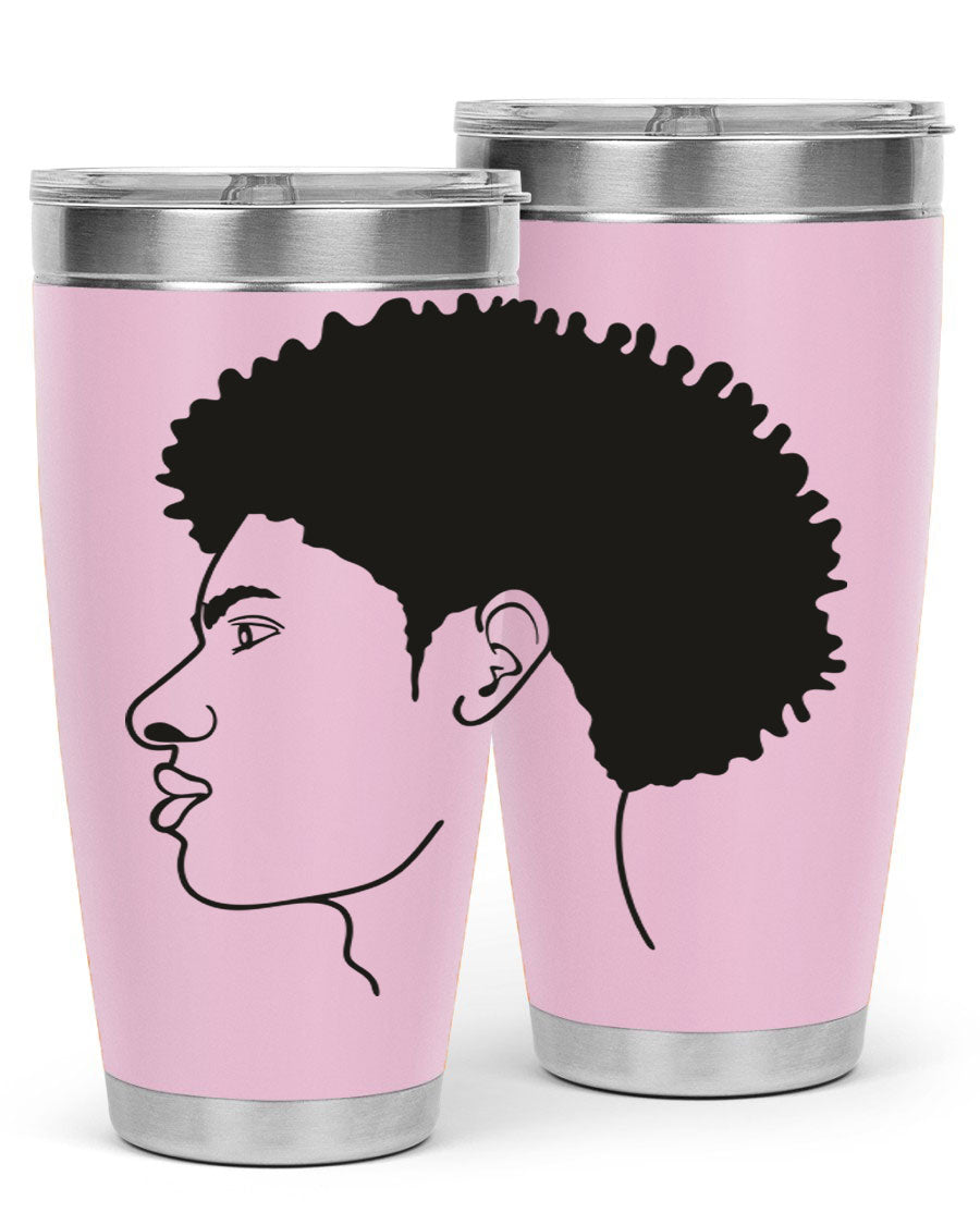 Beardman 58# black tumbler showcasing its sleek design and double wall vacuum insulation.