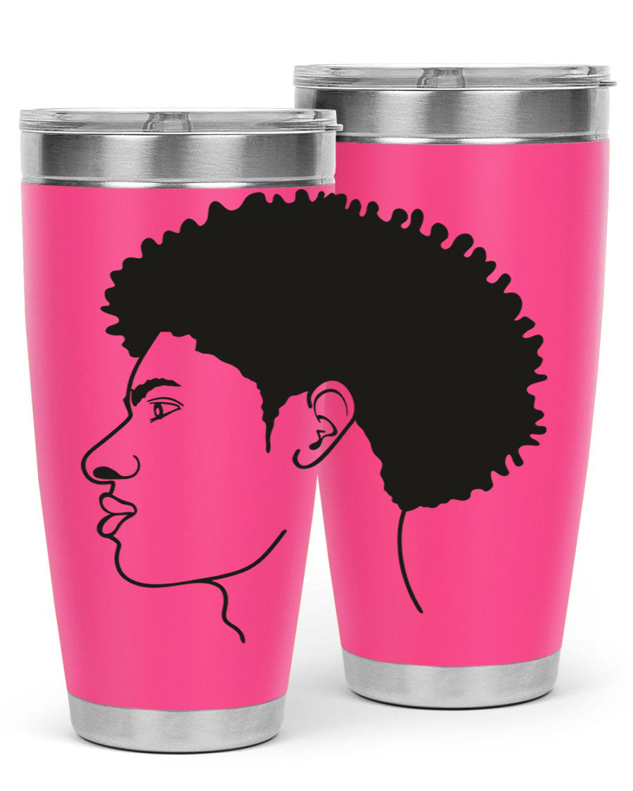 Beardman 58# black tumbler showcasing its sleek design and double wall vacuum insulation.