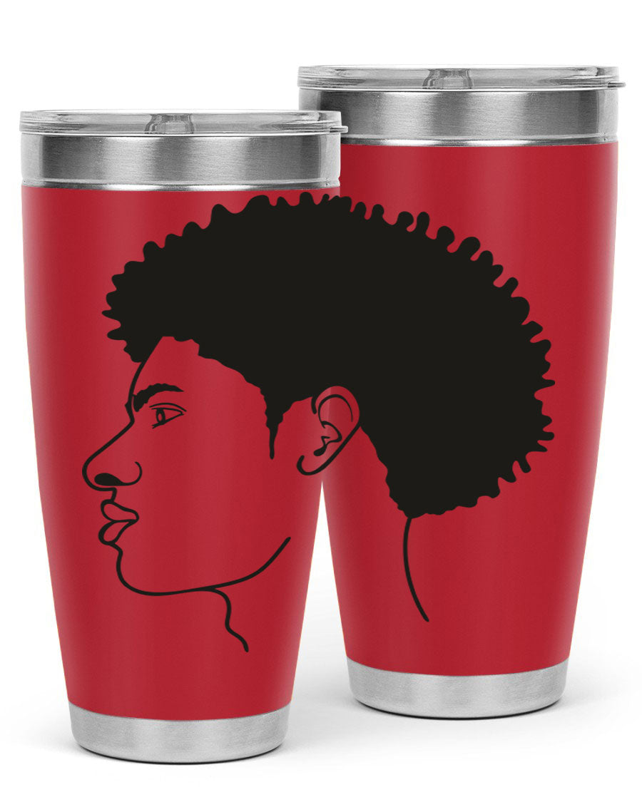 Beardman 58# black tumbler showcasing its sleek design and double wall vacuum insulation.