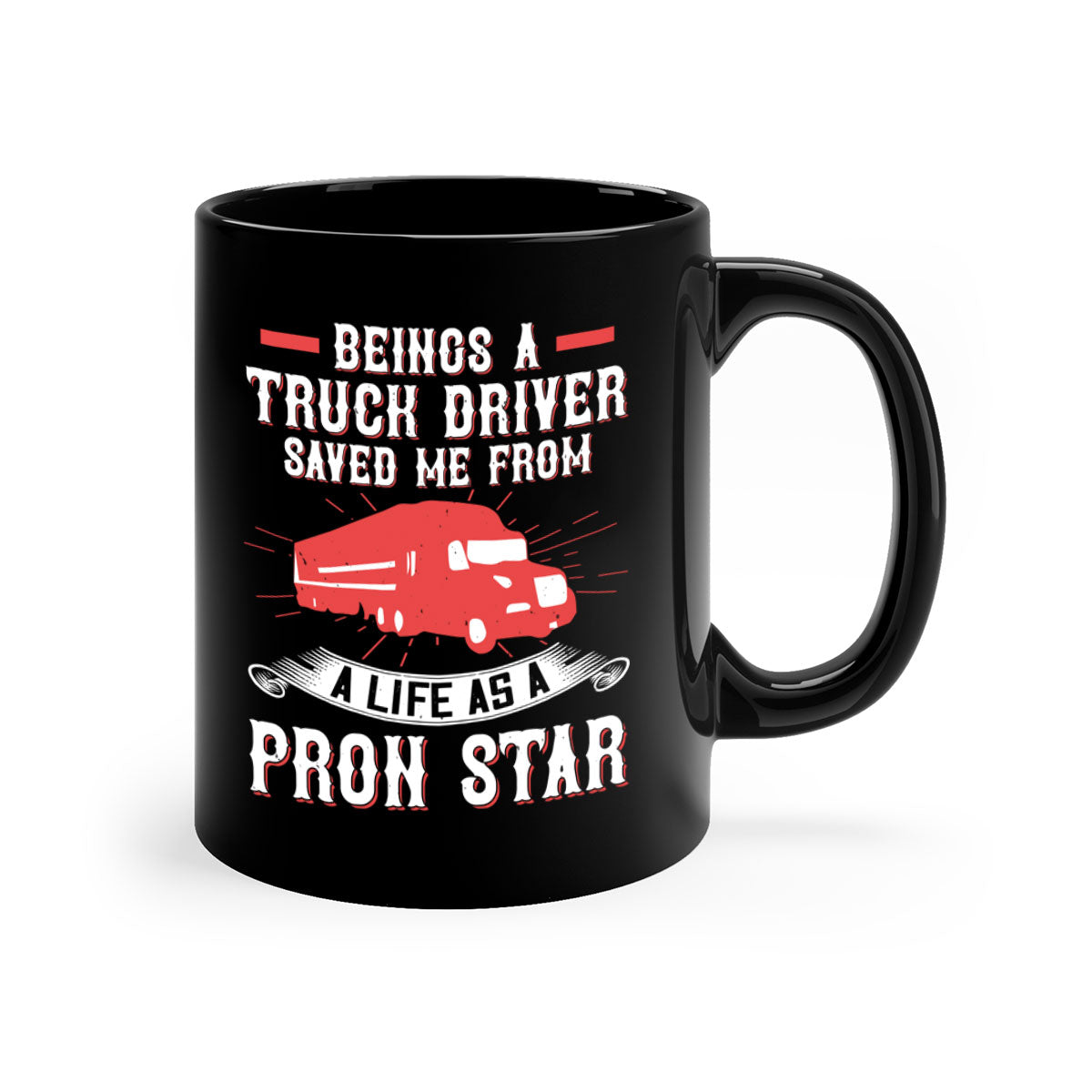 Two-tone ceramic mug with humorous text, available in multiple colors and sizes, featuring a glossy finish and easy-grip handle.