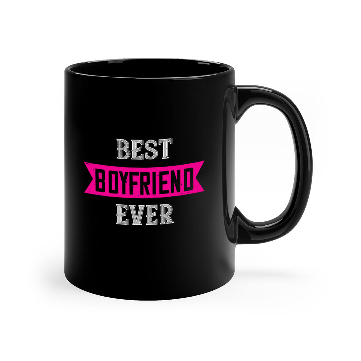 Best Boyfriend Ever 67# Mug with colorful handle and glossy finish, available in multiple colors and sizes.