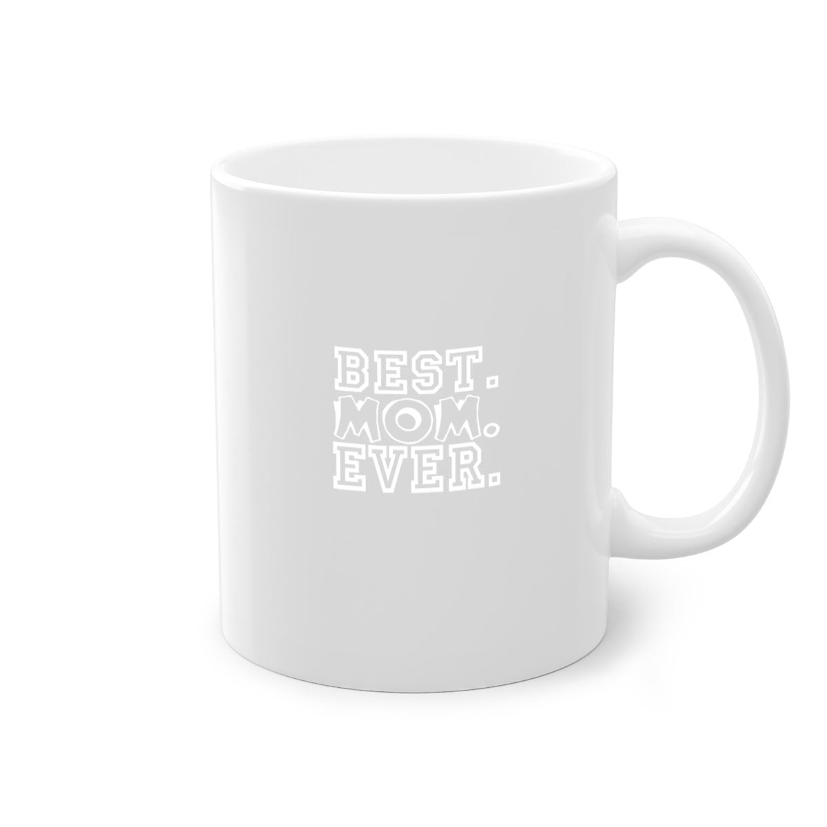 Best mom evera 272# Mug with colorful handle and glossy finish, available in two sizes.