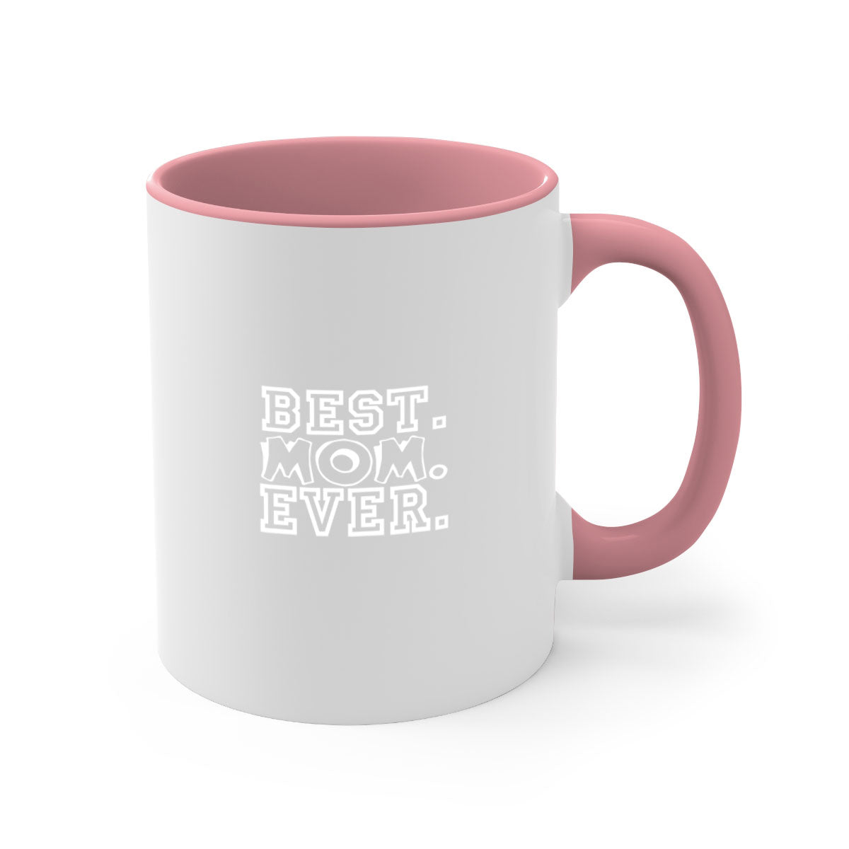 Best mom evera 272# Mug with colorful handle and glossy finish, available in two sizes.