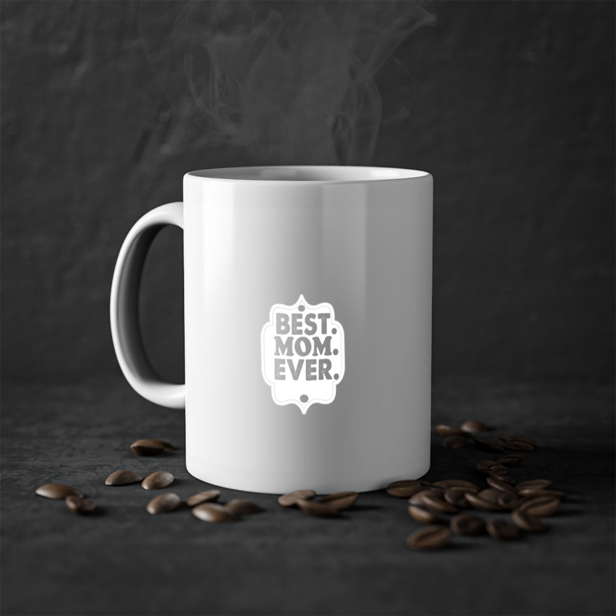 Best mom everi 273# Mug with colorful handle and glossy finish, available in multiple colors and sizes.