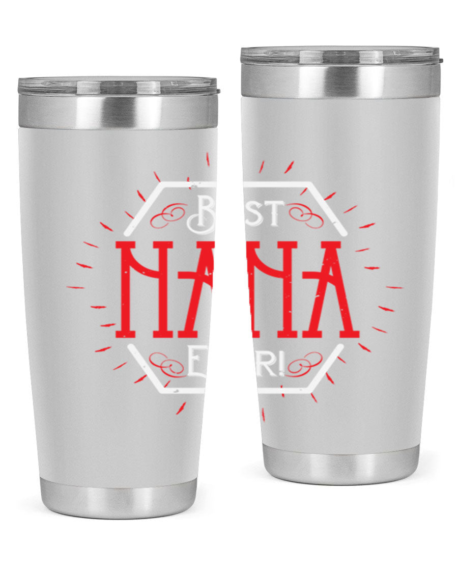 BEST NANA EVER 36# Tumbler featuring double wall vacuum stainless steel design, perfect for hot and cold beverages.