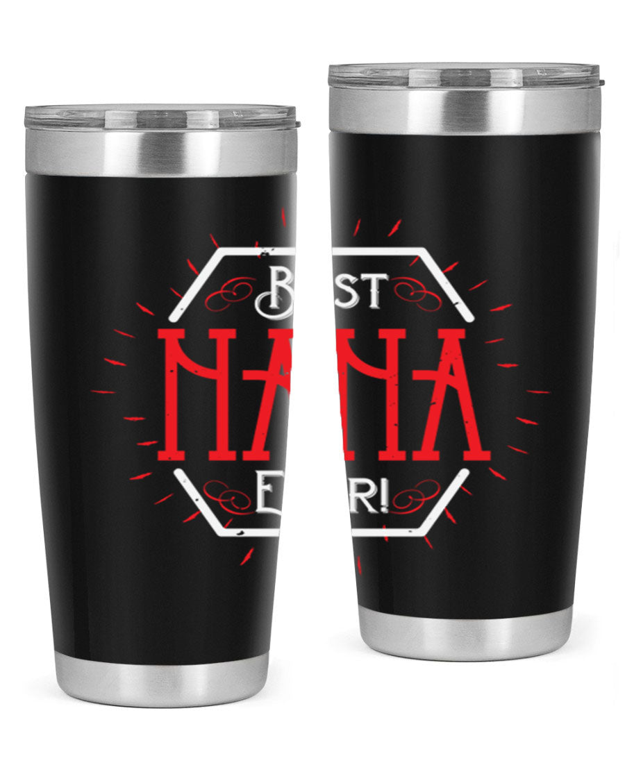BEST NANA EVER 36# Tumbler featuring double wall vacuum stainless steel design, perfect for hot and cold beverages.