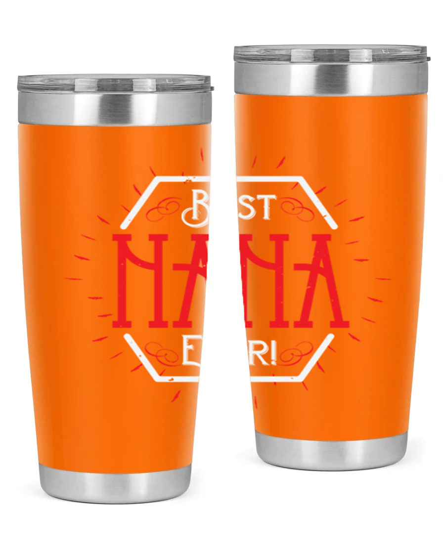BEST NANA EVER 36# Tumbler featuring double wall vacuum stainless steel design, perfect for hot and cold beverages.