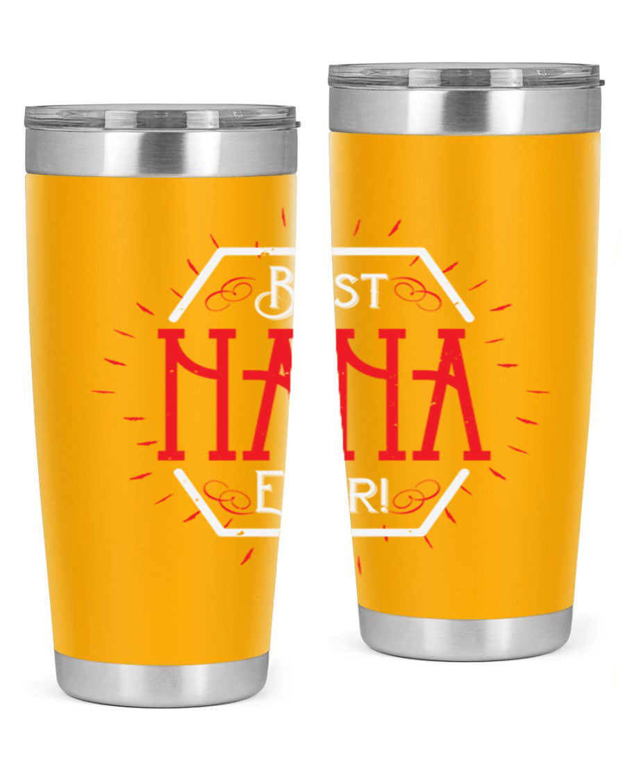 BEST NANA EVER 36# Tumbler featuring double wall vacuum stainless steel design, perfect for hot and cold beverages.