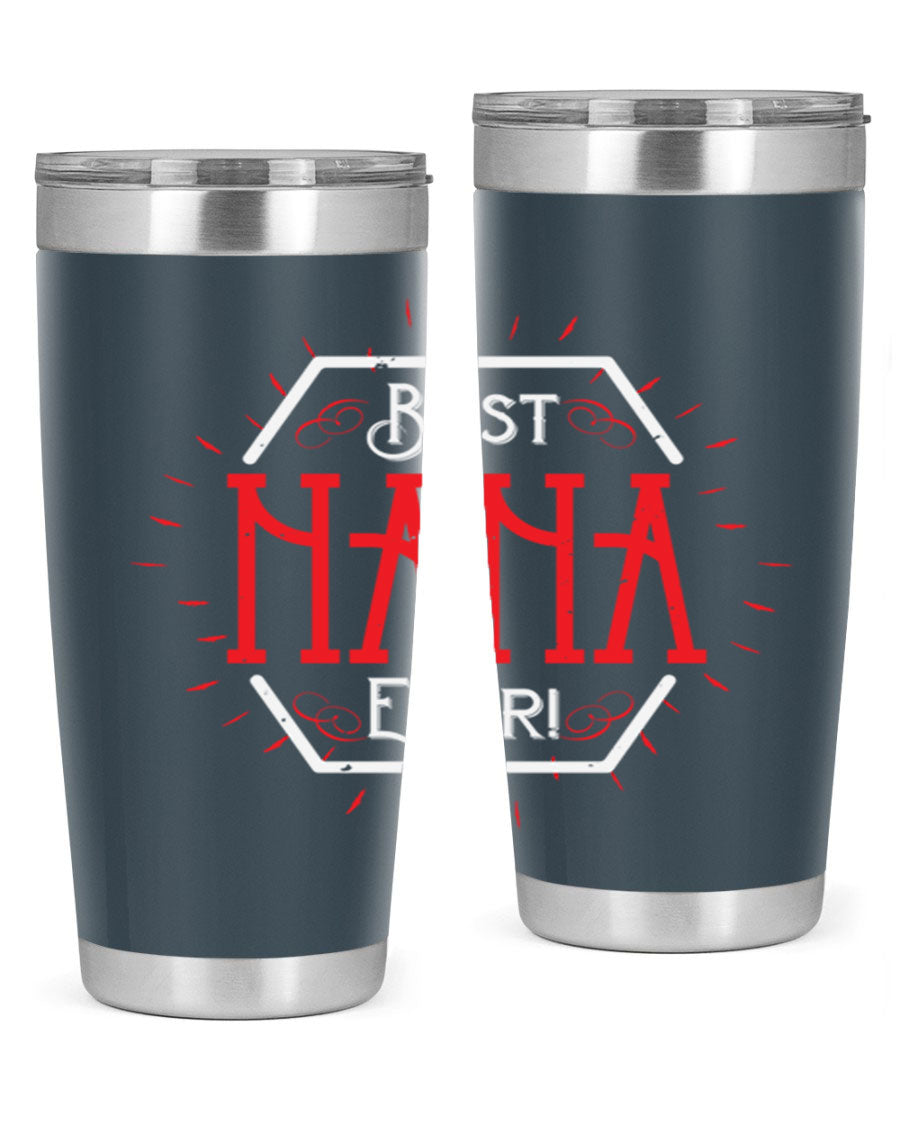 BEST NANA EVER 36# Tumbler featuring double wall vacuum stainless steel design, perfect for hot and cold beverages.