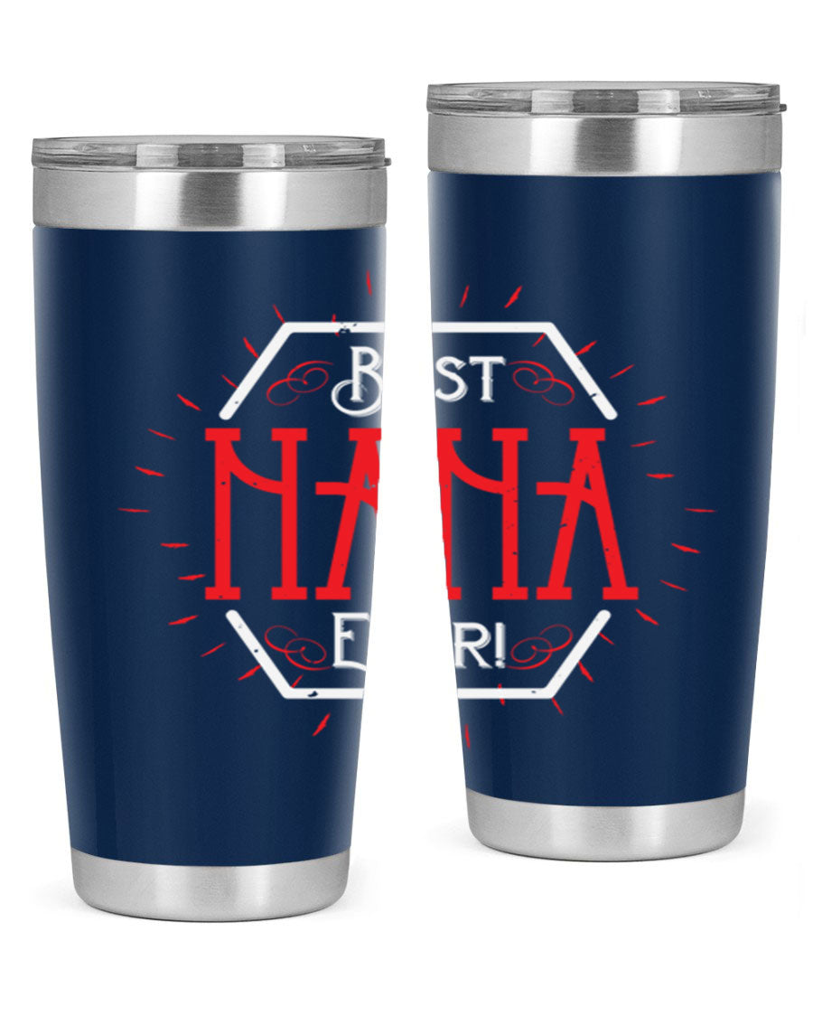 BEST NANA EVER 36# Tumbler featuring double wall vacuum stainless steel design, perfect for hot and cold beverages.