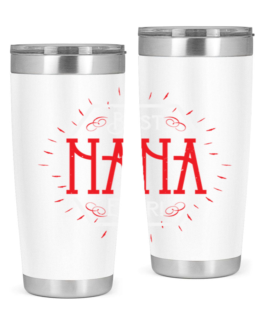 BEST NANA EVER 36# Tumbler featuring double wall vacuum stainless steel design, perfect for hot and cold beverages.