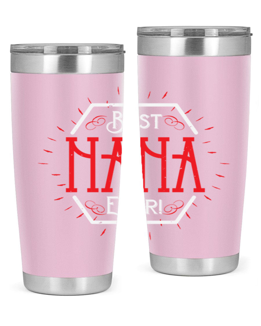 BEST NANA EVER 36# Tumbler featuring double wall vacuum stainless steel design, perfect for hot and cold beverages.