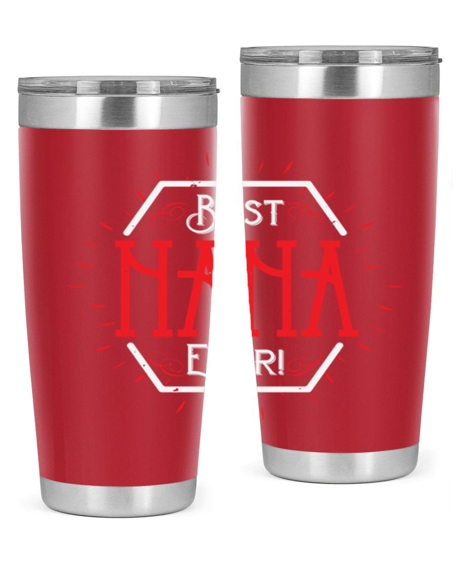 BEST NANA EVER 36# Tumbler featuring double wall vacuum stainless steel design, perfect for hot and cold beverages.