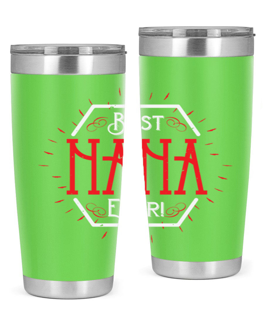 BEST NANA EVER 36# Tumbler featuring double wall vacuum stainless steel design, perfect for hot and cold beverages.