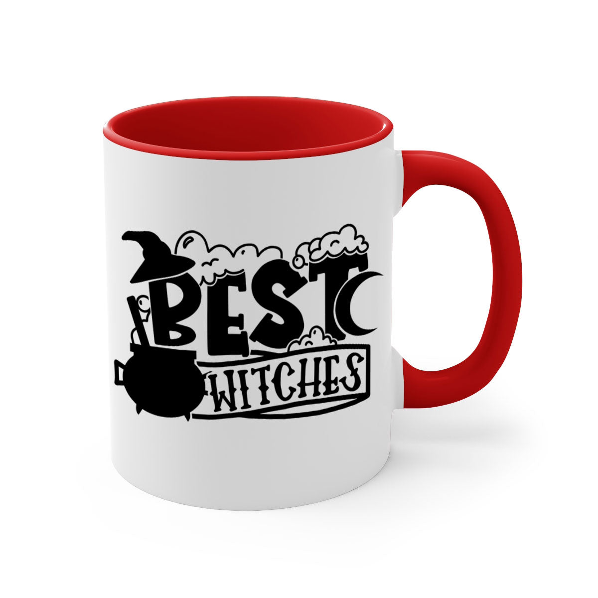 Best witches 90# Halloween Mug with colorful handle and glossy finish, perfect for coffee and tea.