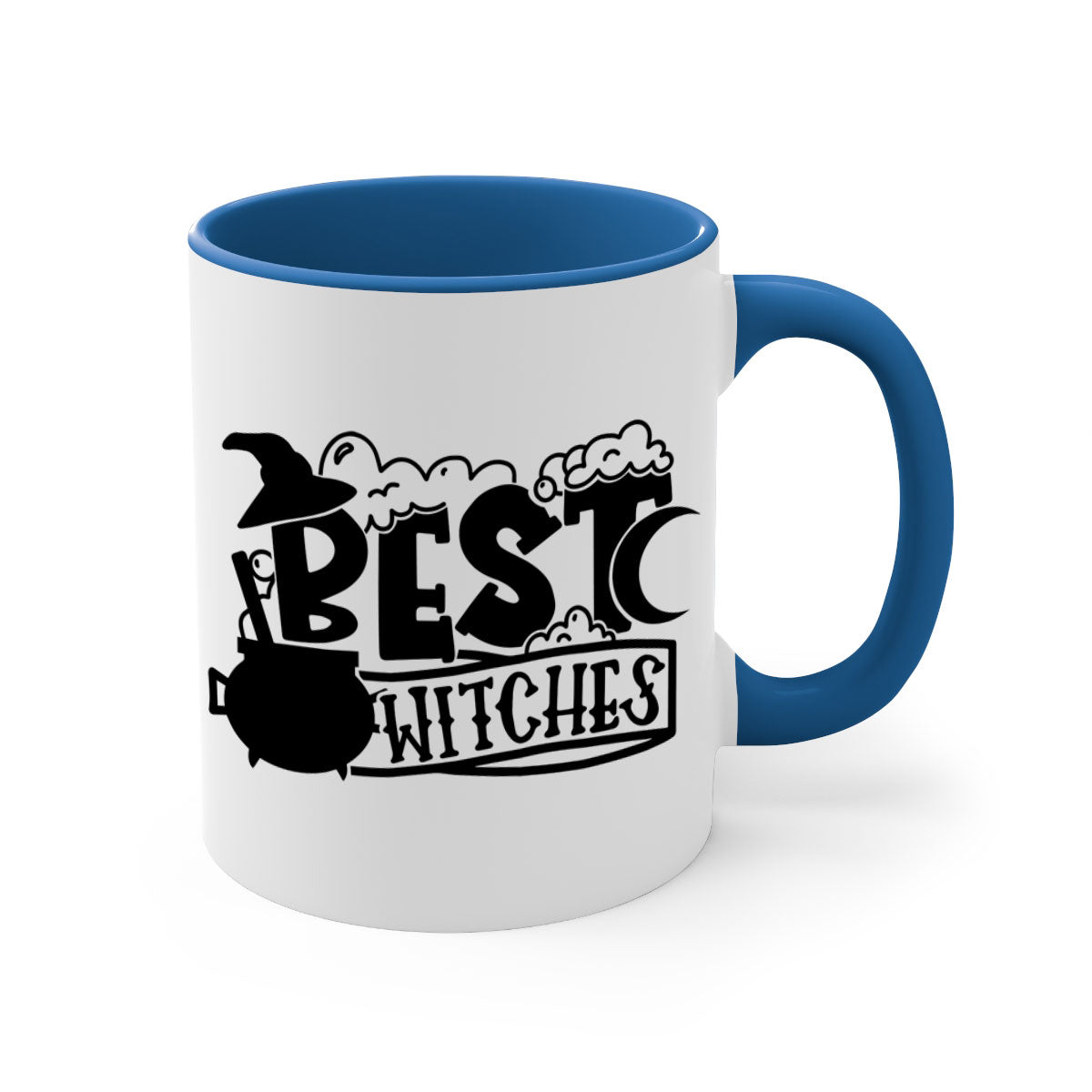 Best witches 90# Halloween Mug with colorful handle and glossy finish, perfect for coffee and tea.