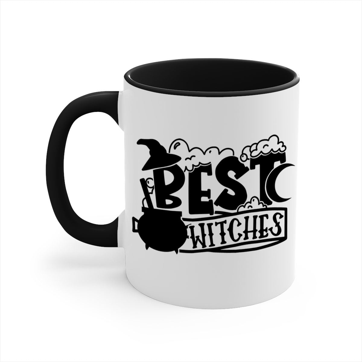 Best witches 90# Halloween Mug with colorful handle and glossy finish, perfect for coffee and tea.