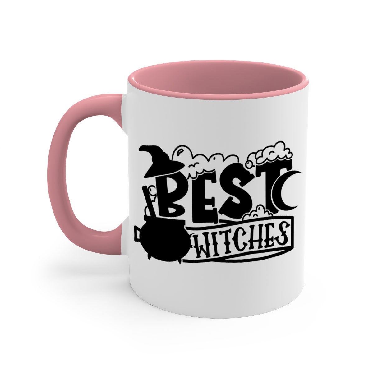 Best witches 90# Halloween Mug with colorful handle and glossy finish, perfect for coffee and tea.