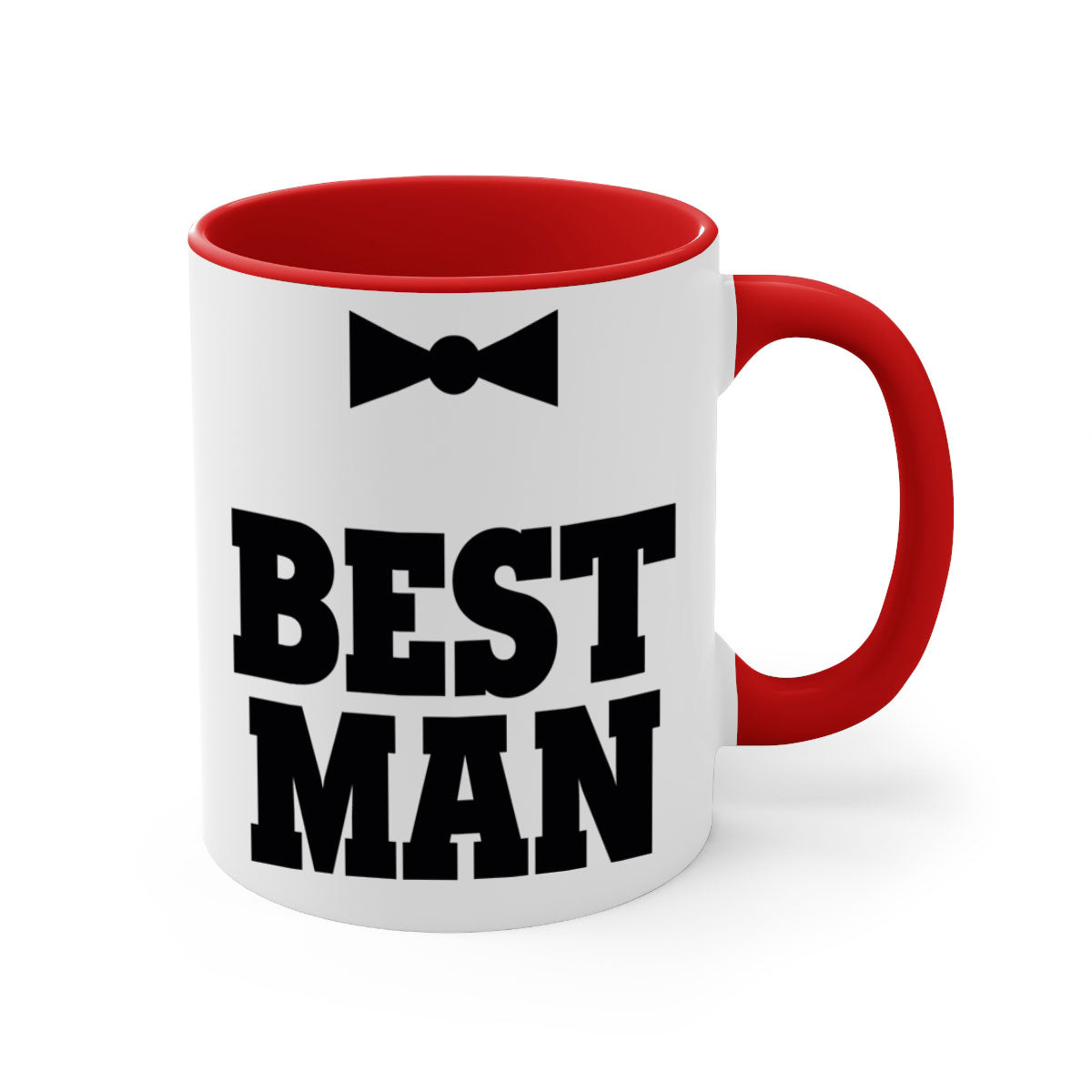 Bestman 6# Mug featuring a glossy finish, colored handle, and interior, available in five colors and two sizes.