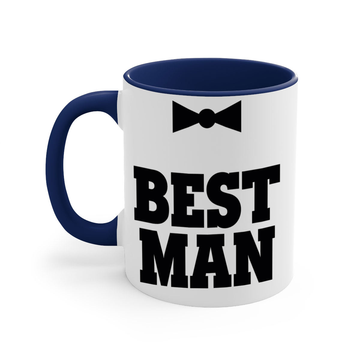 Bestman 6# Mug featuring a glossy finish, colored handle, and interior, available in five colors and two sizes.