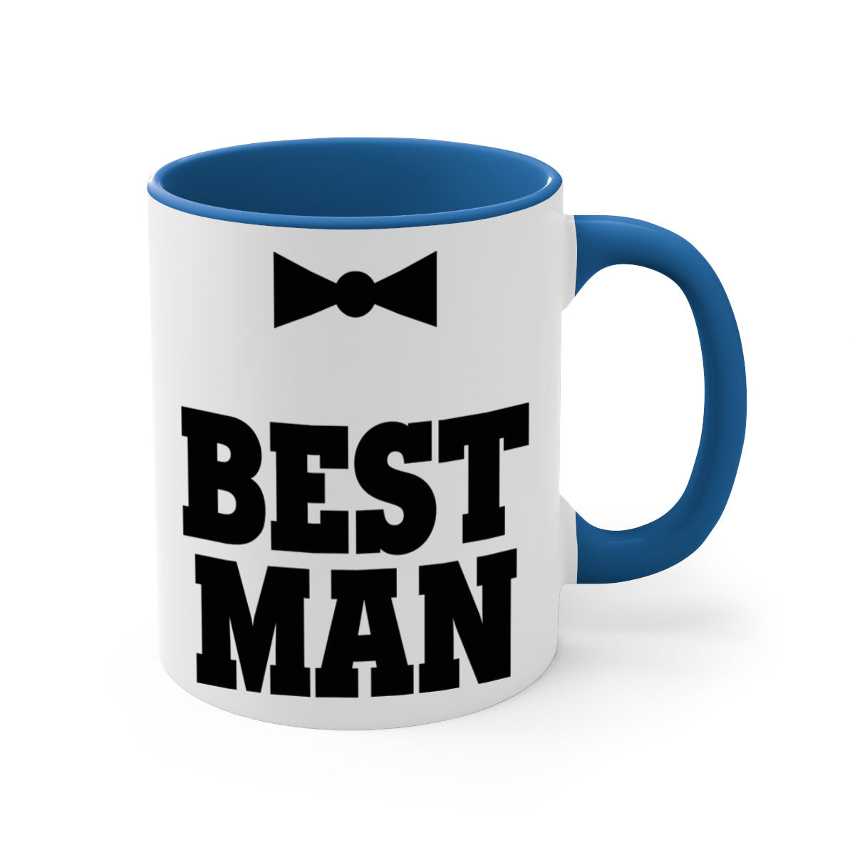Bestman 6# Mug featuring a glossy finish, colored handle, and interior, available in five colors and two sizes.