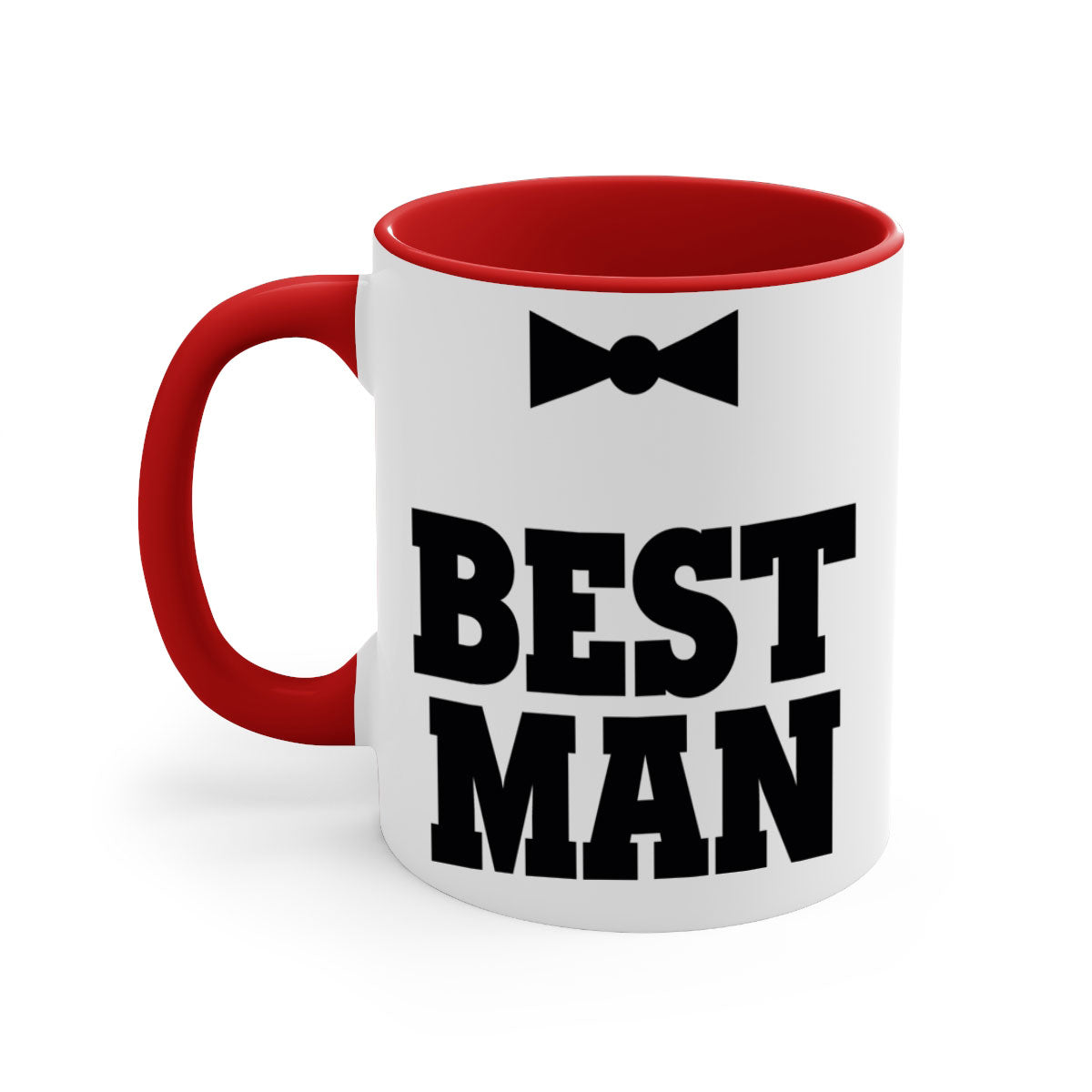 Bestman 6# Mug featuring a glossy finish, colored handle, and interior, available in five colors and two sizes.