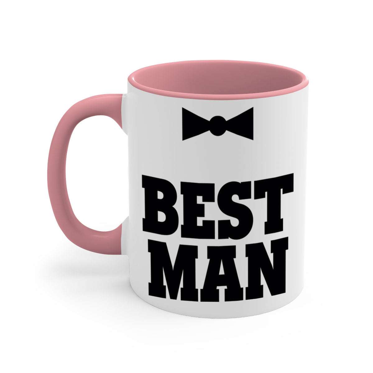Bestman 6# Mug featuring a glossy finish, colored handle, and interior, available in five colors and two sizes.