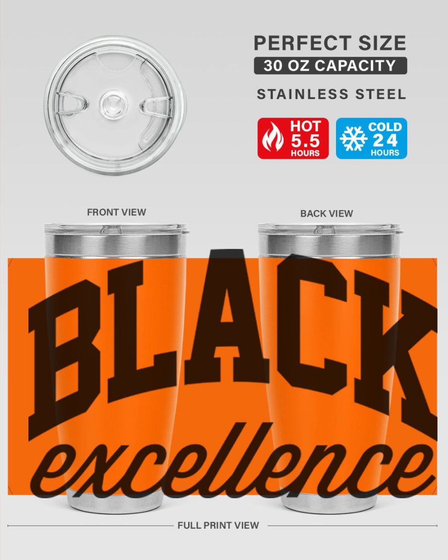 Black Excellence Cotton Tank featuring inspiring phrases, made from high-quality cotton, perfect for casual wear.