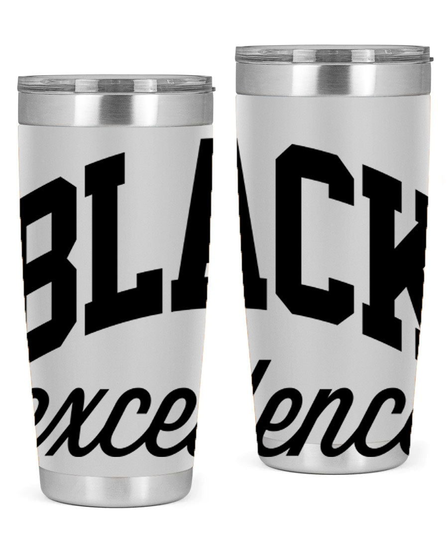 Black Excellence Cotton Tank featuring inspiring phrases, made from high-quality cotton, perfect for casual wear.