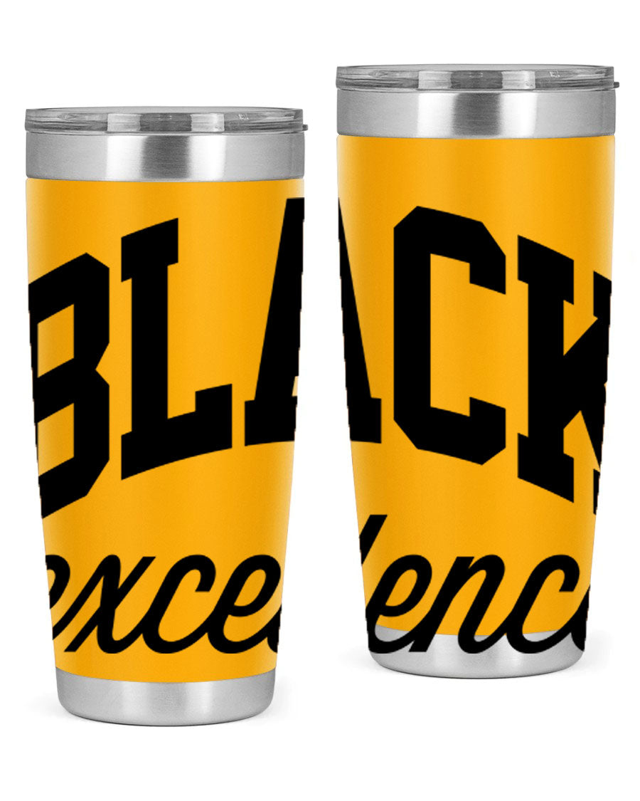 Black Excellence Cotton Tank featuring inspiring phrases, made from high-quality cotton, perfect for casual wear.