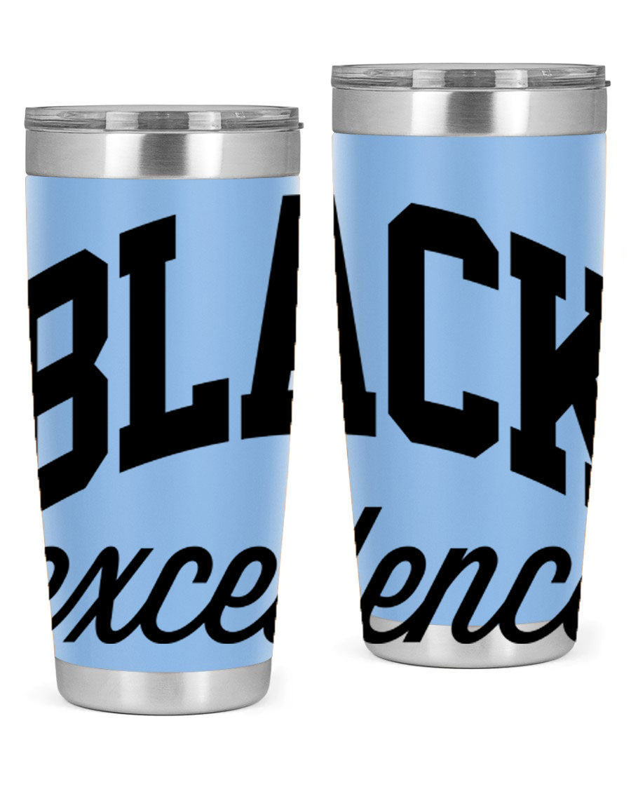 Black Excellence Cotton Tank featuring inspiring phrases, made from high-quality cotton, perfect for casual wear.