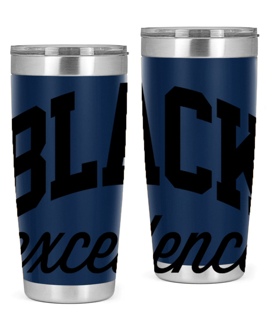 Black Excellence Cotton Tank featuring inspiring phrases, made from high-quality cotton, perfect for casual wear.