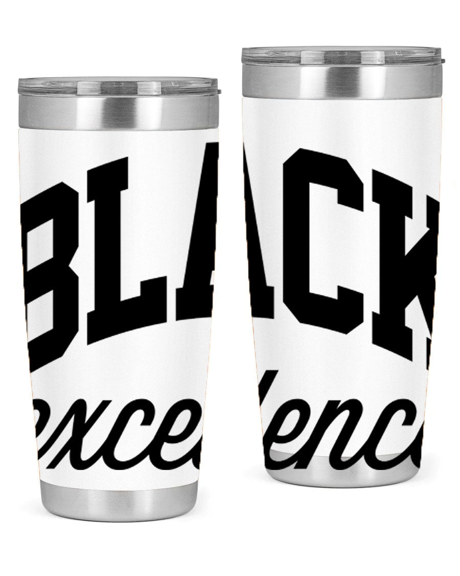 Black Excellence Cotton Tank featuring inspiring phrases, made from high-quality cotton, perfect for casual wear.