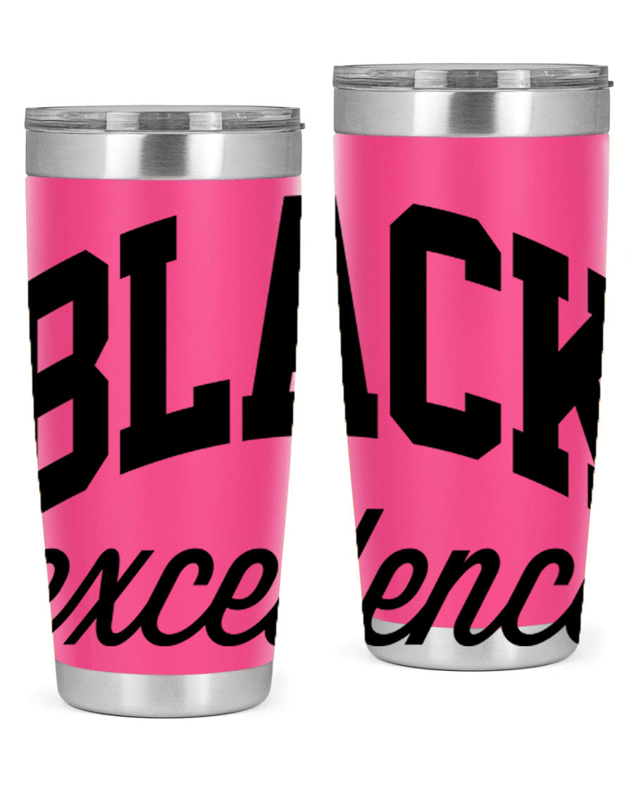 Black Excellence Cotton Tank featuring inspiring phrases, made from high-quality cotton, perfect for casual wear.