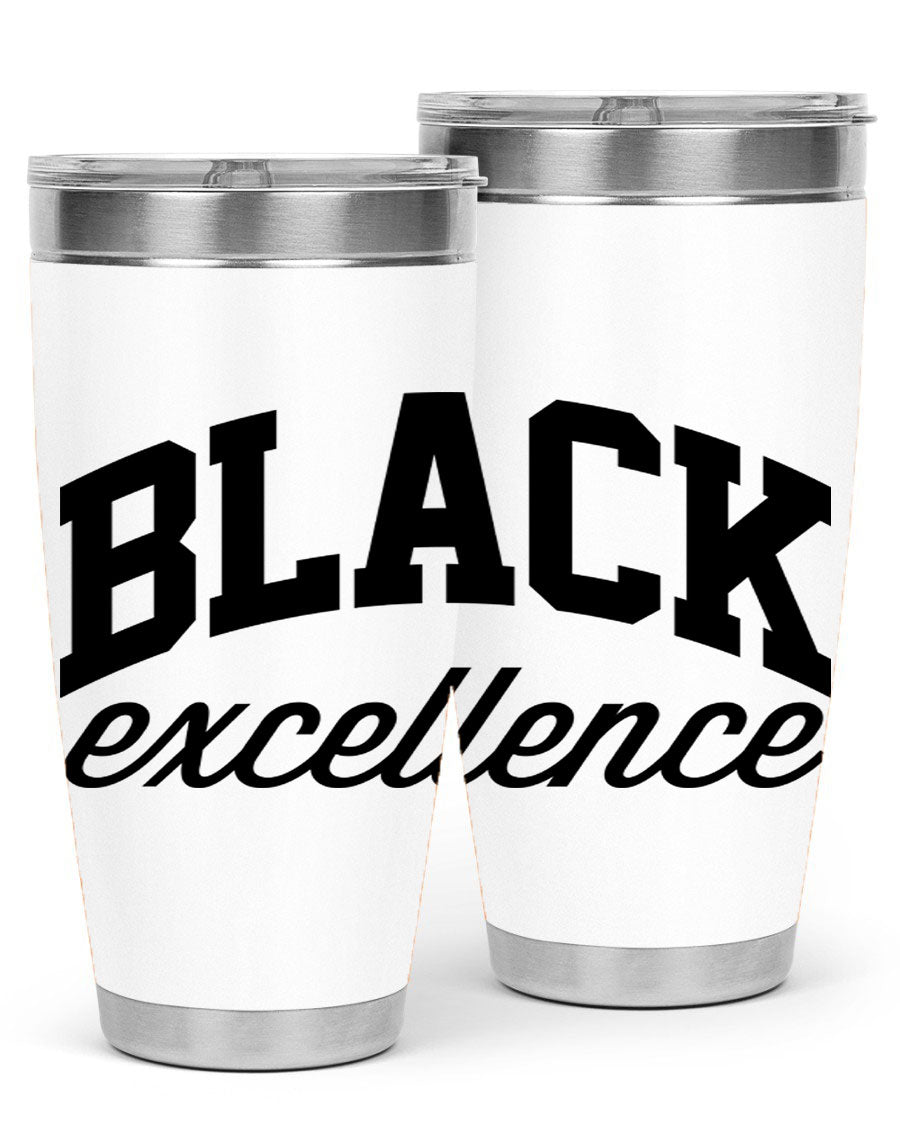 Black Excellence Cotton Tank featuring inspiring phrases, made from high-quality cotton, perfect for casual wear.