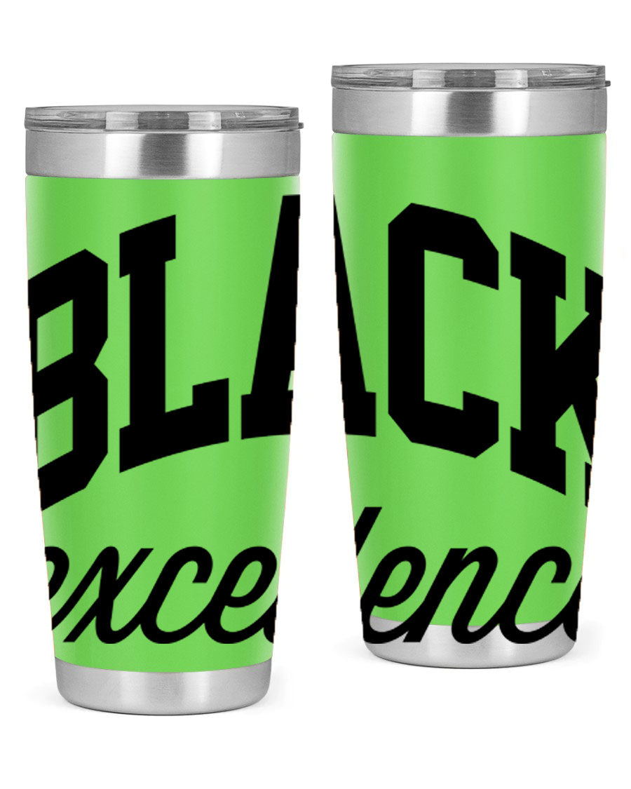 Black Excellence Cotton Tank featuring inspiring phrases, made from high-quality cotton, perfect for casual wear.