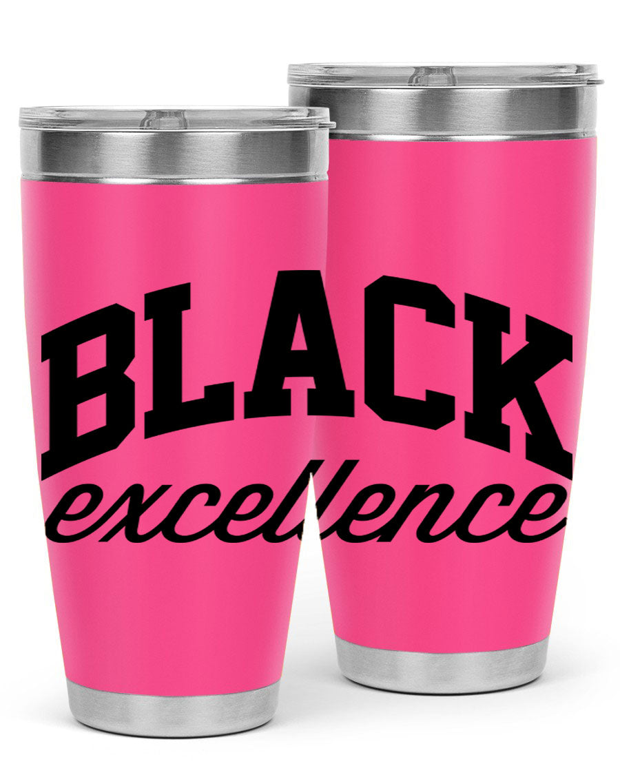 Black Excellence Cotton Tank featuring inspiring phrases, made from high-quality cotton, perfect for casual wear.