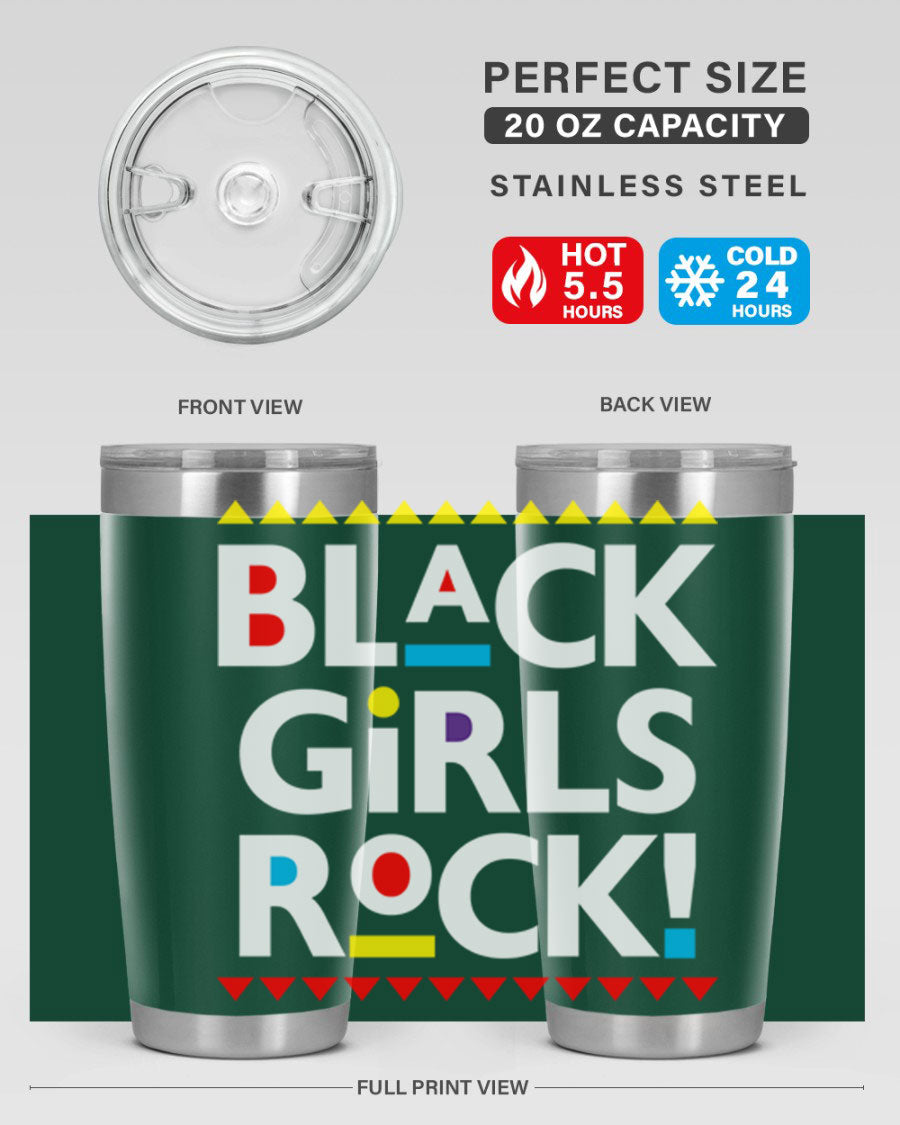 Black Girls Rock Cotton Tank featuring a bold empowering design, perfect for casual wear and workouts.