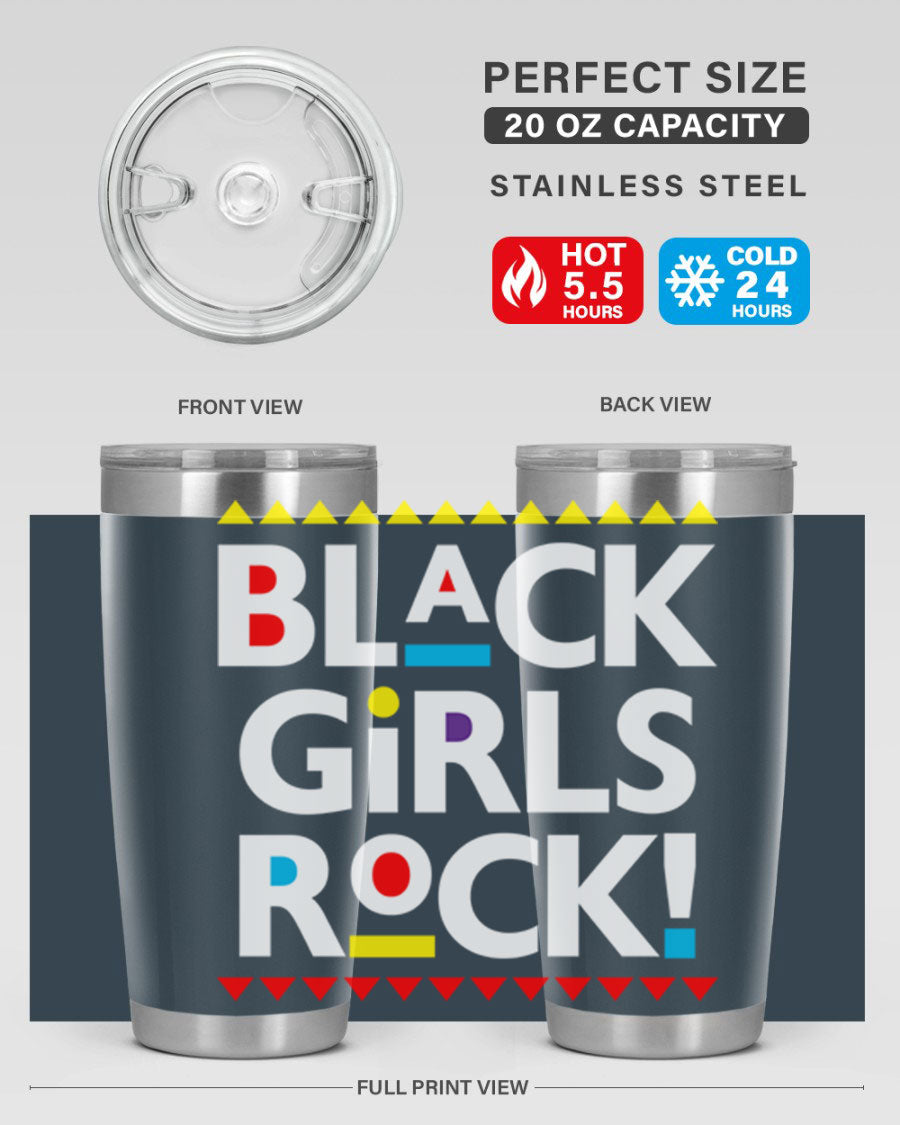 Black Girls Rock Cotton Tank featuring a bold empowering design, perfect for casual wear and workouts.