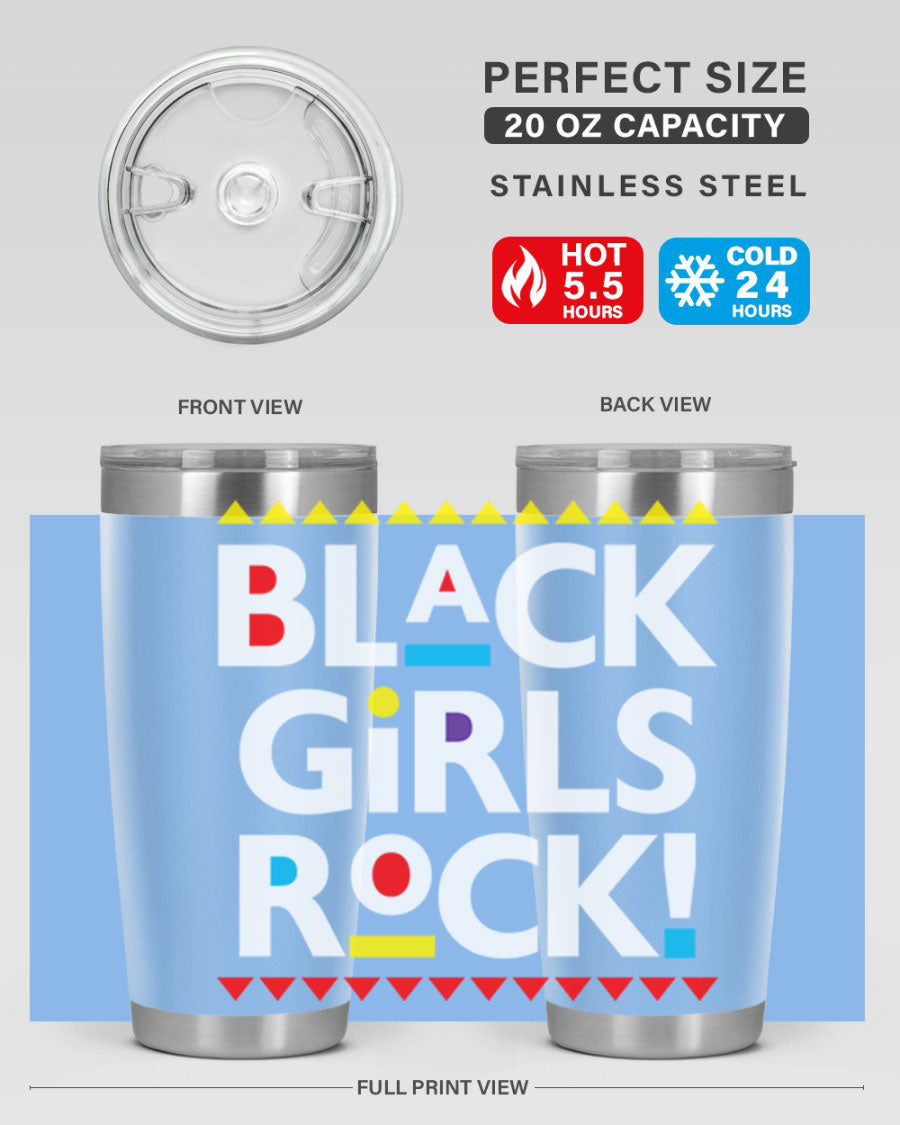 Black Girls Rock Cotton Tank featuring a bold empowering design, perfect for casual wear and workouts.