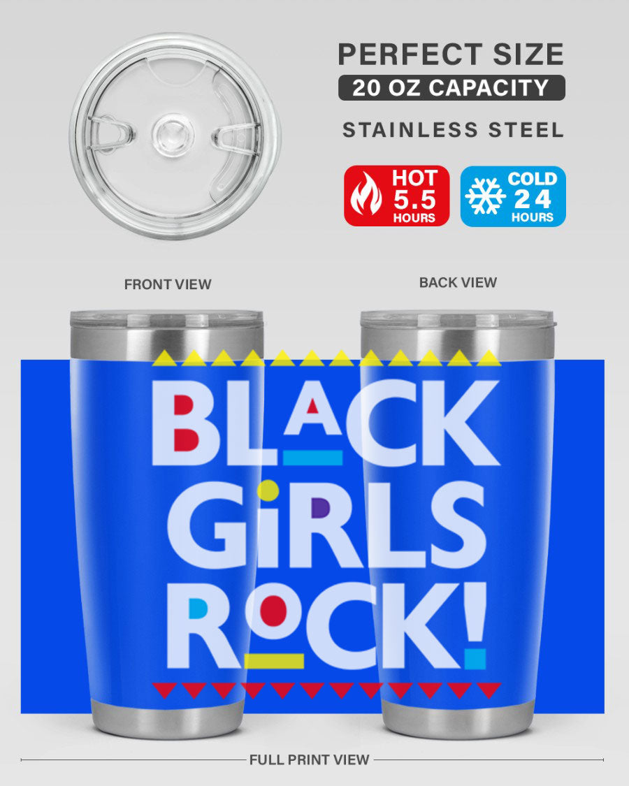 Black Girls Rock Cotton Tank featuring a bold empowering design, perfect for casual wear and workouts.